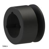 1槽 SPZ 窄V带轮 节径56mm SPZ56-01