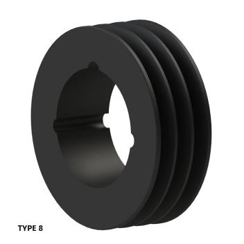 3槽 SPB 窄V带轮 节径71mm SPB71-03