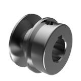 1槽 V带轮AK15 美标皮带轮 孔径5/8inch AK15-5/8