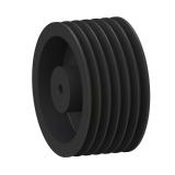 6槽 SPC 直孔窄V带轮 节径225mm SPC225-6