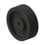 4槽 SPA 直孔窄V带轮 节径190mm SPA190-4