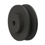 1槽 SPC 直孔窄V带轮 节径112mm SPC112-1