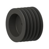 5槽 SPB 直孔窄V带轮 节径150mm SPB150-5