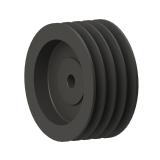 4槽 SPB 直孔窄V带轮 节径212mm SPB212-4