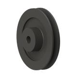 1槽 SPB 直孔窄V带轮 节径190mm SPB190-1