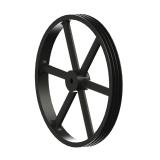 3槽 SPA 直孔窄V带轮 节径355mm SPA355-3