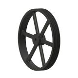 4槽 SPA 直孔窄V带轮 节径630mm SPA630-4