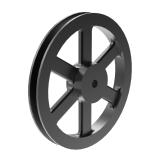 1槽 SPC 直孔窄V带轮 节径400mm SPC400-1