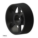 12槽 SPC 窄V带轮 节径600mm SPC600-12