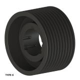 10槽 SPC 窄V带轮 节径425mm SPC425-10