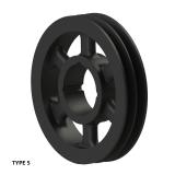 2槽 SPC 窄V带轮 节径335mm SPC335-02