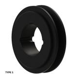 1槽 SPA 窄V带轮 节径67mm SPA67-01