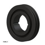 2槽 SPA 窄V带轮 节径200mm SPA200-02