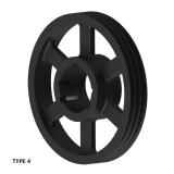 3槽 SPB 窄V带轮 节径375mm SPB375-03