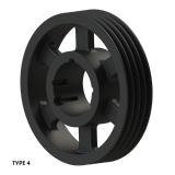 4槽 SPA 窄V带轮 节径630mm SPA630-04