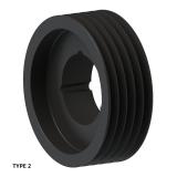 5槽 SPA 窄V带轮 节径100mm SPA100-05