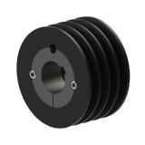 4槽 SPZ 窄V带轮 节径95mm 锥套1610 孔径25mm SPZ95-04-1610-25