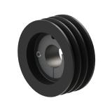 3槽 SPZ 窄V带轮 节径160mm 锥套2012 孔径32mm SPZ160-03-2012-32