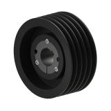 5槽 SPC 窄V带轮 节径300mm 锥套3535 孔径70mm SPC300-05-3535-70