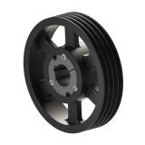 4槽 SPC 窄V带轮 节径400mm 锥套3535 孔径75mm SPC400-04-3535-75