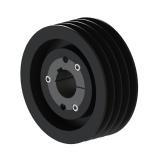 4槽 SPC 窄V带轮 节径280mm 锥套3535 孔径45mm SPC280-04-3535-45