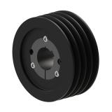 4槽 SPC 窄V带轮 节径200mm 锥套3020 孔径30mm SPC200-04-3020-30