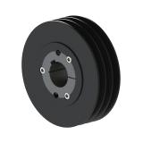 3槽 SPC 窄V带轮 节径280mm 锥套3535 孔径60mm SPC280-03-3535-60