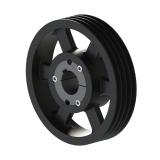 4槽 SPB 窄V带轮 节径355mm 锥套3535 孔径45mm SPB355-04-3535-45