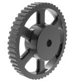 L050 50齿 欧标梯形齿直孔同步轮 50-L-050