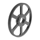 H200 84齿 2517锥孔 欧标梯形齿TB孔同步轮 TL-84-H-200