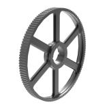 H200 120齿 2517锥孔 欧标梯形齿TB孔同步轮 TL-120-H-200