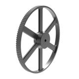 8M30 120齿 欧标HTD圆弧齿直孔同步轮 120-8M-30