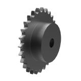 链号03单排27齿B型台式欧标钢件预制孔链轮 03-1B27