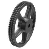 链号24B三排76齿欧标铸件预制孔链轮 24B-3B76