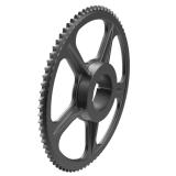 链号24B单排76齿欧标铸件TB孔链轮 24B-01B76