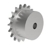 链号06B单排25齿B型台式欧标不锈钢预制孔链轮 06B-1B25