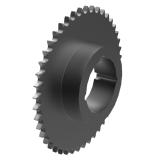 链号06B单排45齿B型台式欧标钢件TB孔链轮 06B-01B45