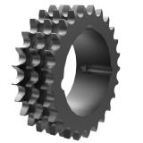 链号06B三排25齿A型台式欧标钢件TB孔链轮 06B-03A25