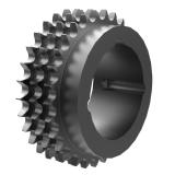 链号06B三排30齿B型台式欧标钢件TB孔链轮 06B-03B30