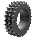 链号16B三排27齿A型台式欧标钢件TB孔链轮  16B-03A27