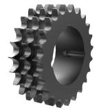 链号16B三排23齿A型台式欧标钢件TB孔链轮  16B-03A23