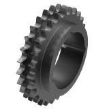 链号12B双排28齿B型台式欧标钢件TB孔链轮 12B-02B28