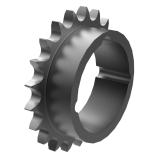 链号12B单排21齿B型台式欧标钢件TB孔链轮 12B-01B21