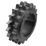 链号12B双排19齿B型台式欧标钢件TB孔链轮 12B-02B19