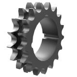 链号12B双排17齿B型台式欧标钢件TB孔链轮 12B-02B17