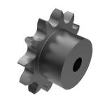 链号085单排12齿B型台式欧标钢件预制孔链轮 085-1B12