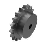 链号04单排19齿B型台式欧标钢件预制孔链轮 04-1B19