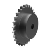 链号085单排28齿B型台式欧标钢件预制孔链轮 085-1B28