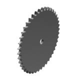 链号085单排43齿A型片式欧标钢件预制孔链轮 085-1A43