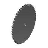 链号05B单排52齿A型片式欧标钢件预制孔链轮 05B-1A52